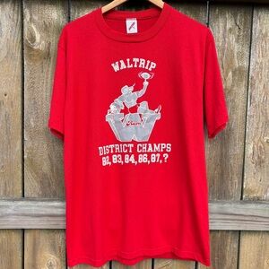 Vintage High School Football Team Champions T Shirt